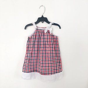 Gymboree | Red and Navy Gingham Dress